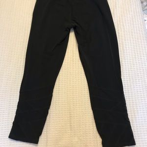 Athleta cropped leggings black